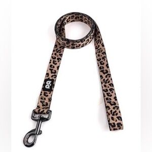 NWT Stylish Khaki & Black Leopard Print Dog Leash